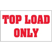 3 x 5" - "Top Load Only" Labels