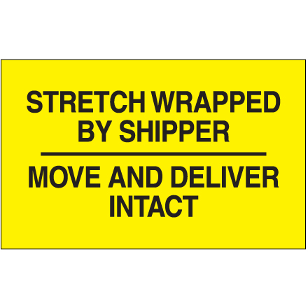 3 x 5 "Stretch Wrapped By Shipper"