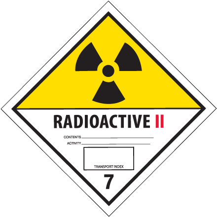 4 x 4" - "Radioactive II" Labels